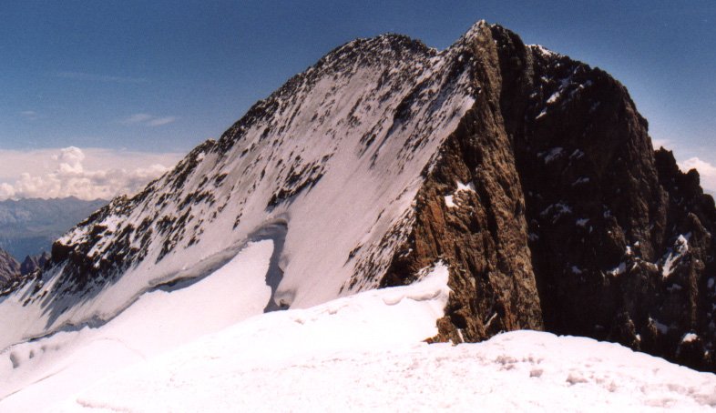 Barre des Ecrins ( 4102 metres ) in the French Alps