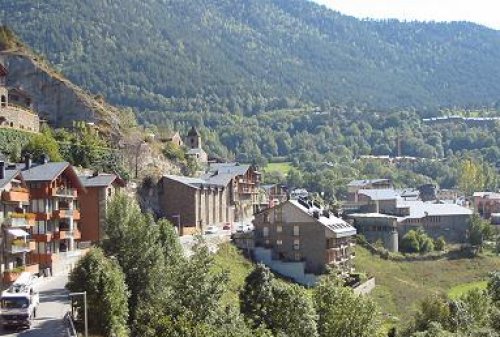 Principality of Andorra in the Pyrenees