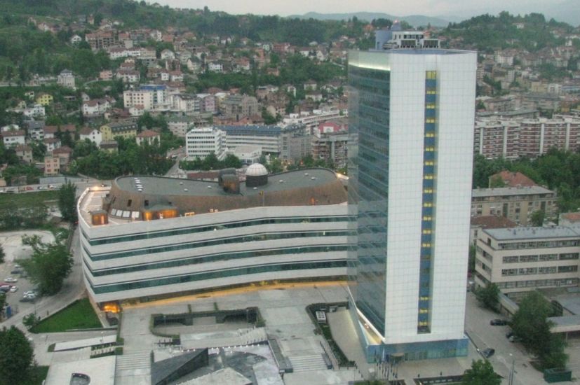 Government Building in Sarajevo in Bosnia