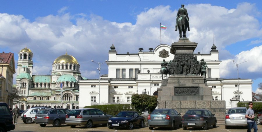 Parliament Square in Sofia.