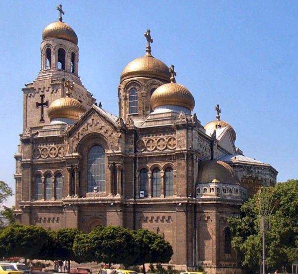 Cathedral at Varna on the Black Sea Coast of Bulgaria