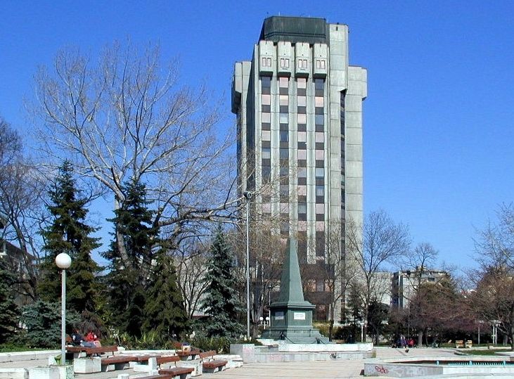 City Hall at Varna on the Black Sea Coast of Bulgaria