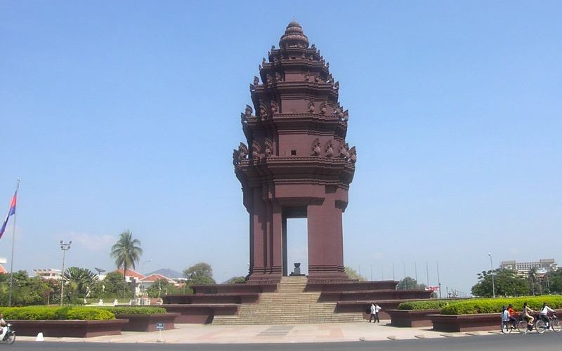 Independence Monument in Phnom Penh - capital city of Cambodia