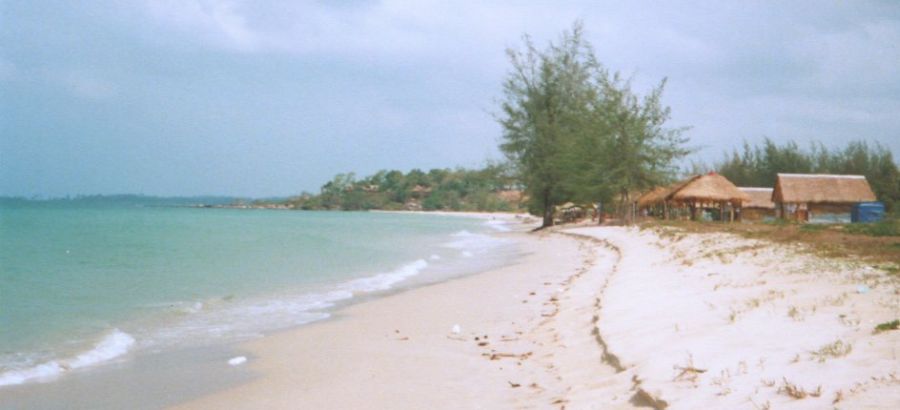 Otres Beach in Sihanoukville in Southern Cambodia