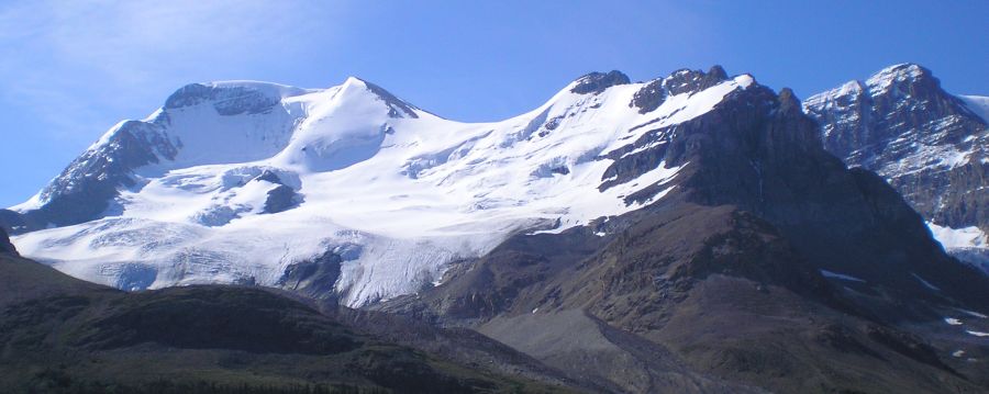 Mount Athabasca in the Canadian Rockies of Alberta