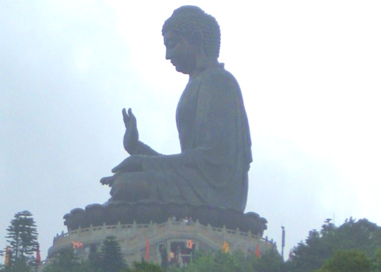 Big Buddha ( Tian Tan ) Statue in Hong Kong