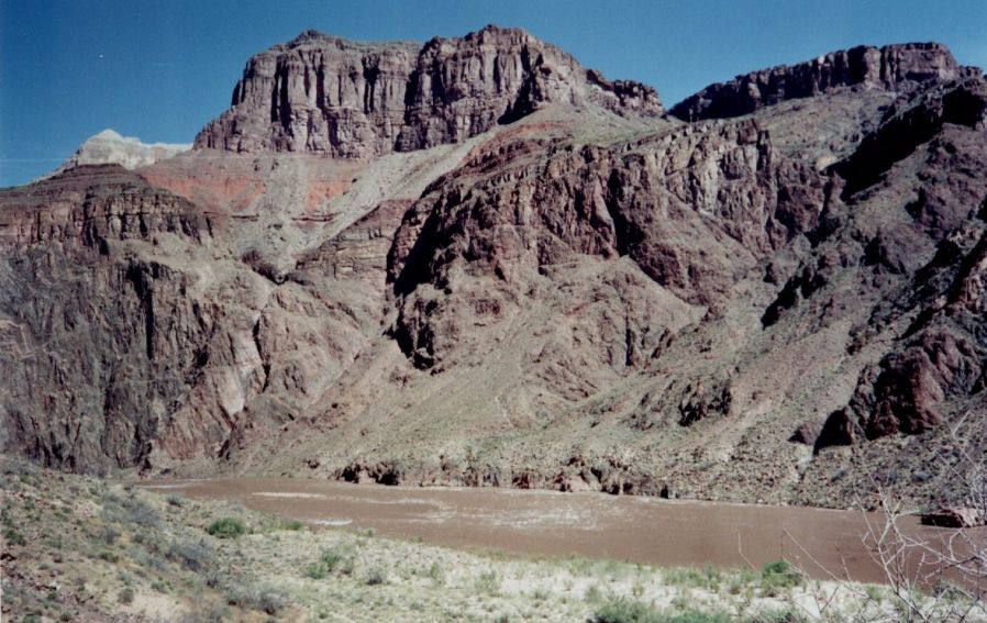Colorado River in the Valley Floor of the Grand Canyon