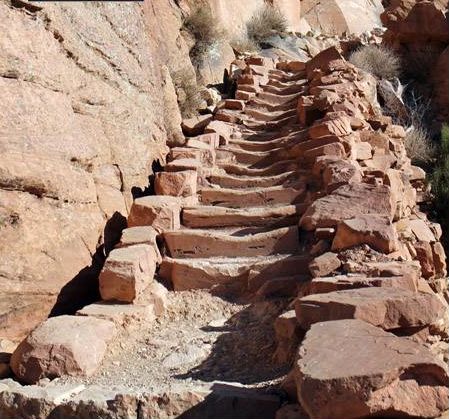 Stone Stairway on the South Kaibab Trail