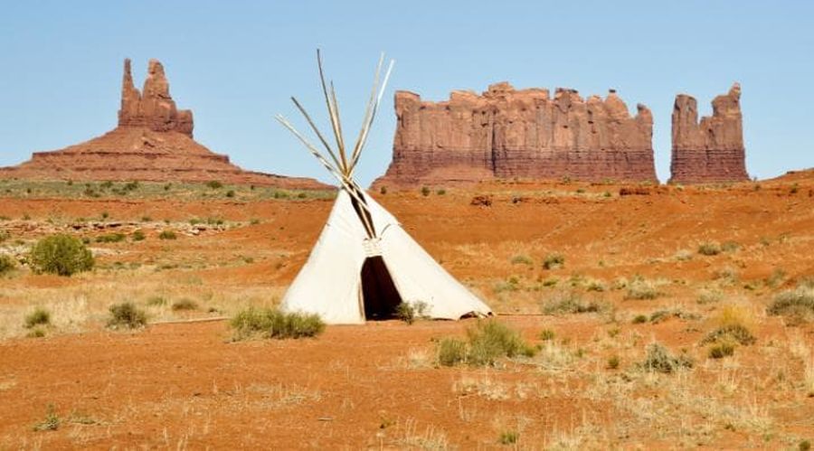 Tepee in Monument Valley