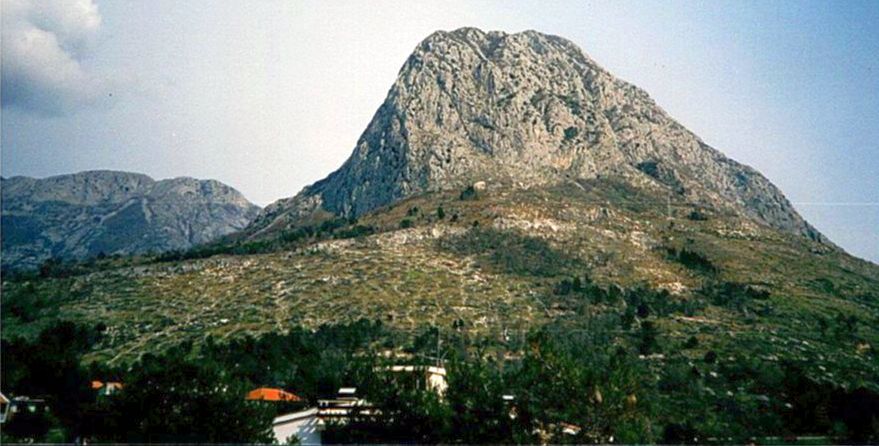 Biokovo Mountains on Dalmatian Coast of Croatia