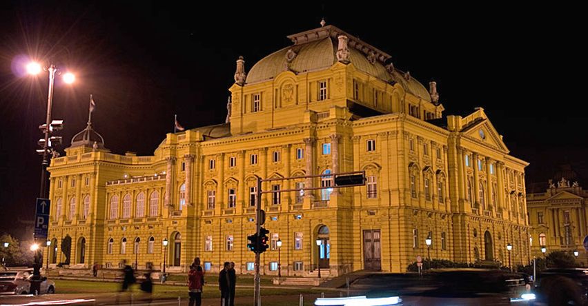 National Theatre Building in Zagreb
