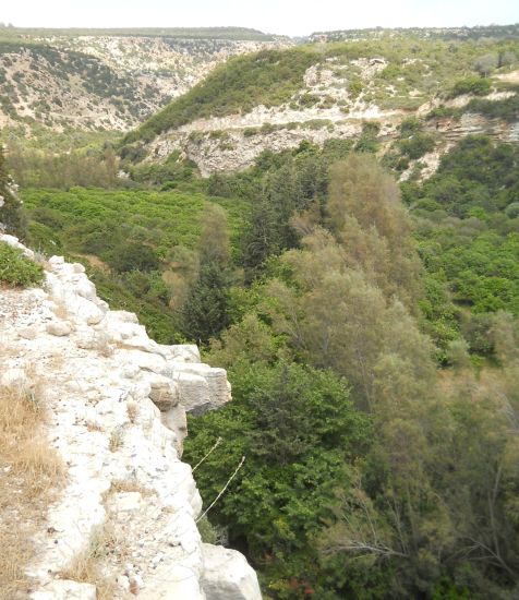 Approach to the Avakas Gorge in the Akamas Peninsula of western Cyprus