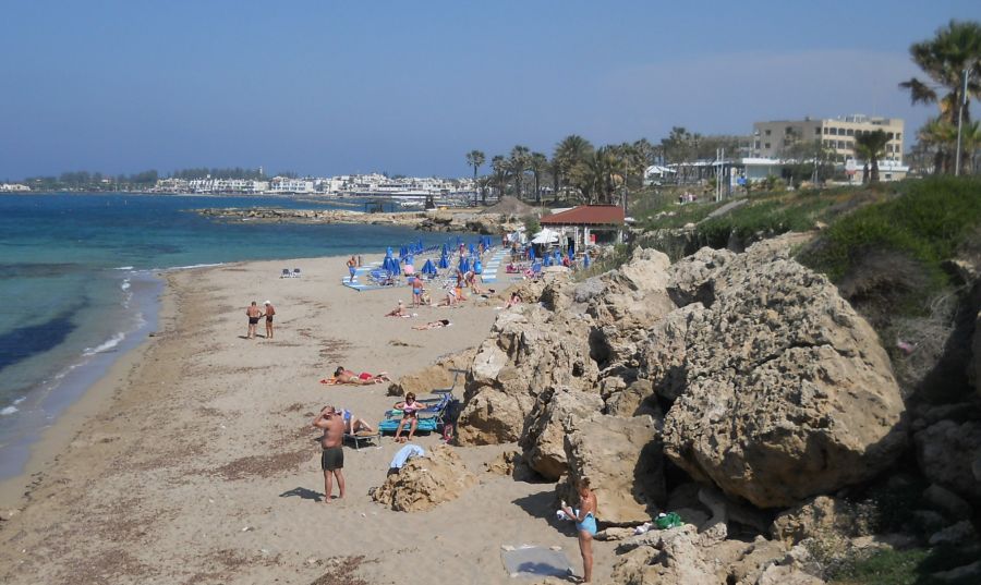 Beach at Paphos
