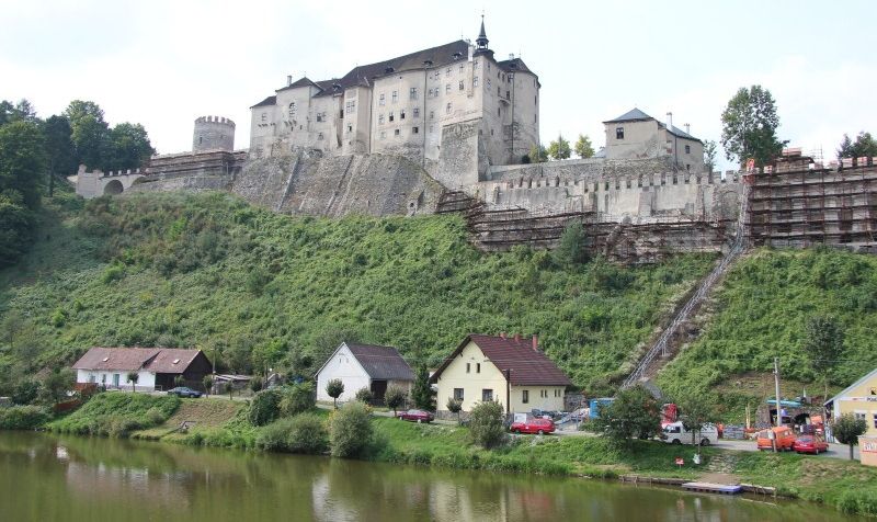 Sternberg Castle in Central Bohemia in the Czech Republic