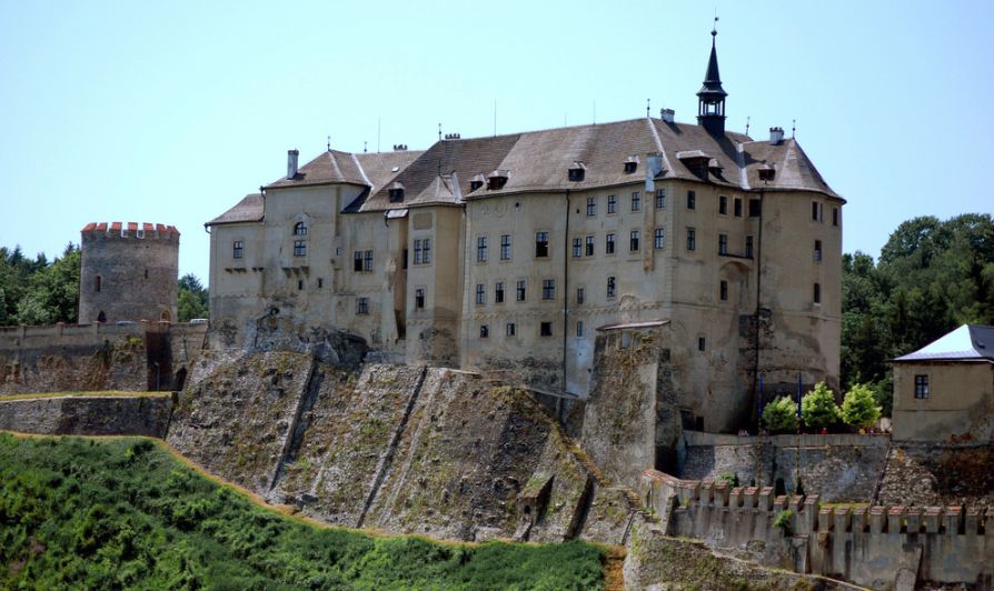 Sternberg Castle in Central Bohemia in the Czech Republic