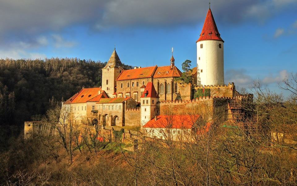 Krivoklat Castle in Central Bohemia in the Czech Republic