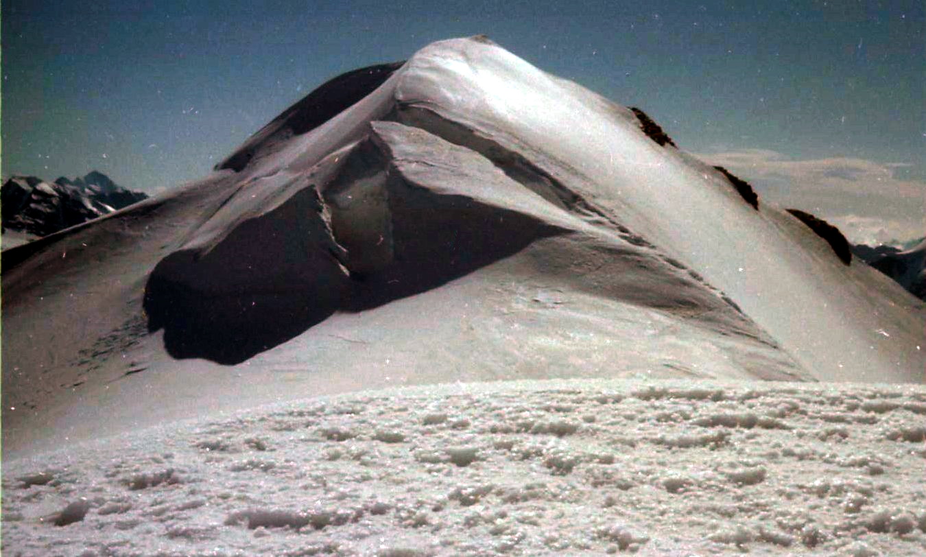 Summit of the Balmhorn in the Bernese Oberlands