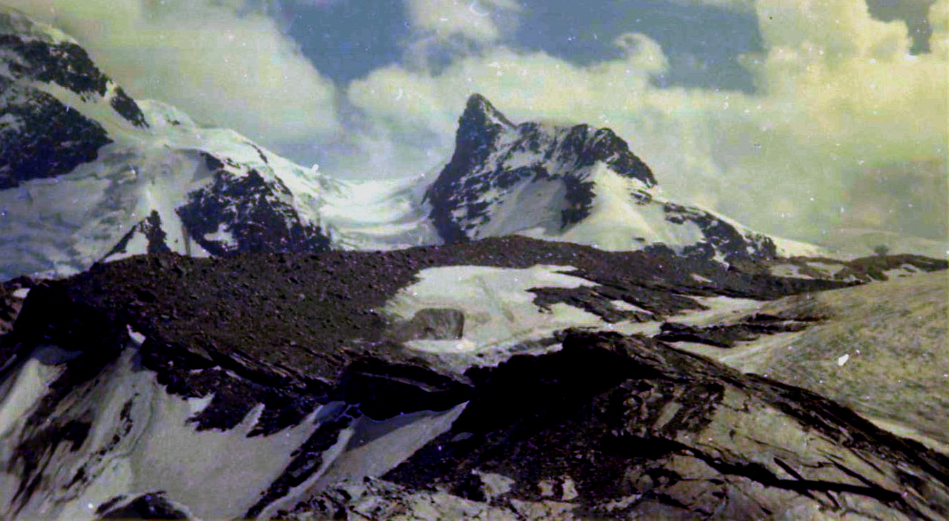 Klein Matterhorn above the Theodul Pass