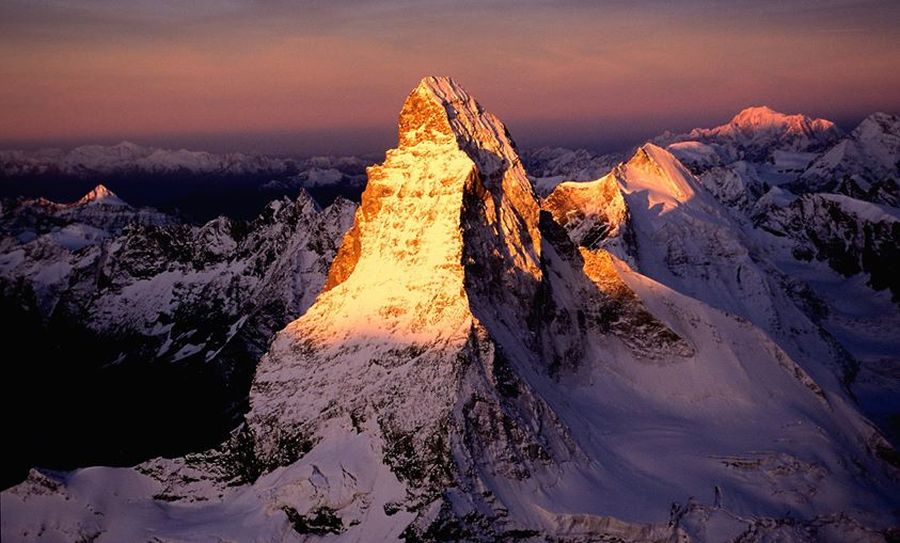 Matterhorn and Dent D'Herens
