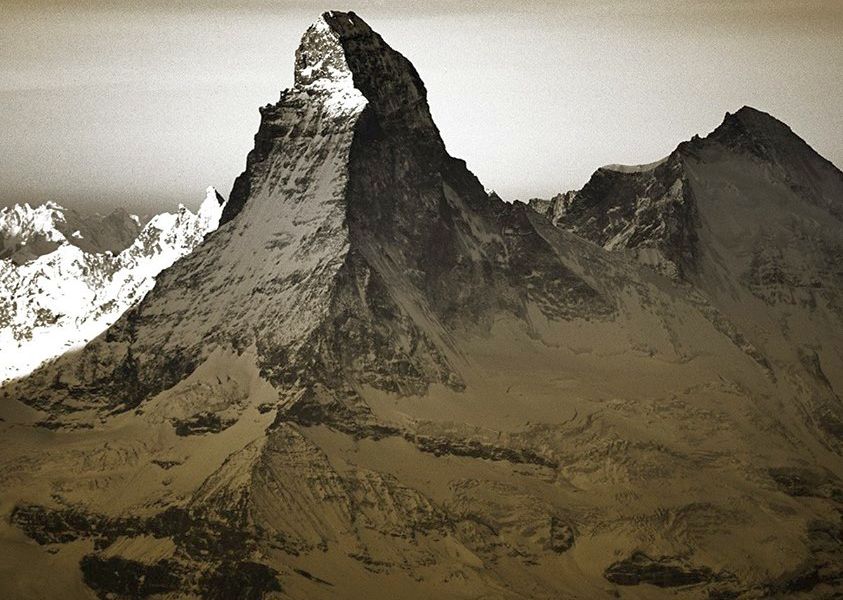 The Matterhorn and Dent D'Herens