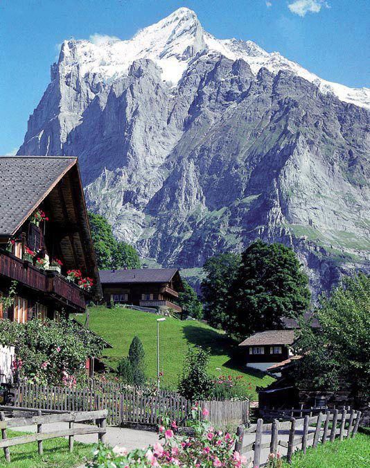 Wetterhorn from Grindelwald