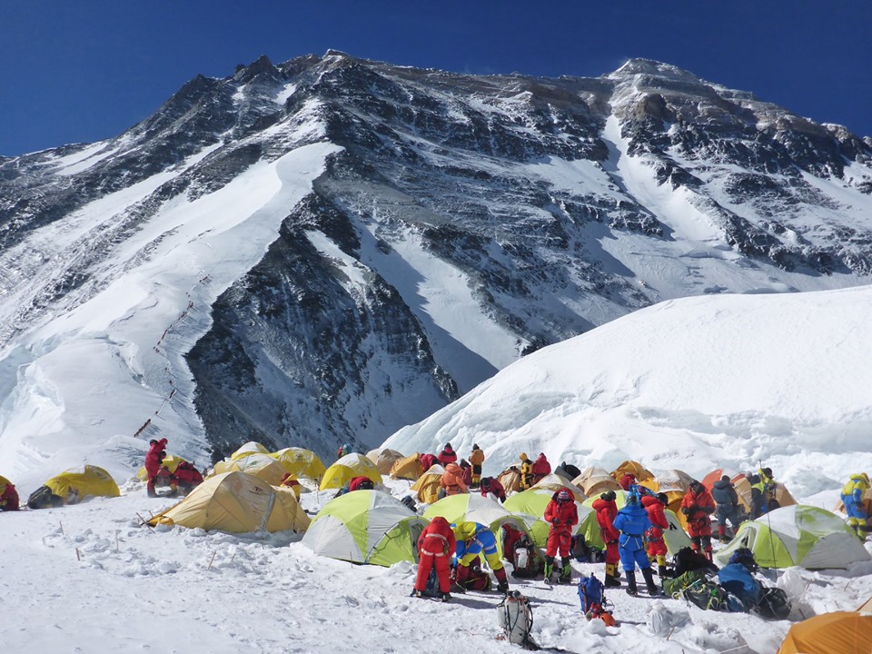 Everest North Col camp