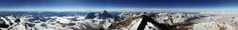 360deg panorama from summit of Everest