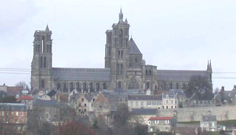 The cathedral of Notre-Dame of Laon in France