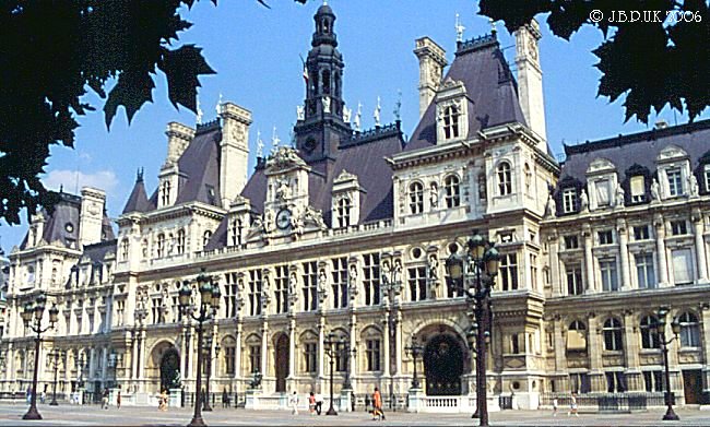 Hotel de Ville, City Hall in Paris