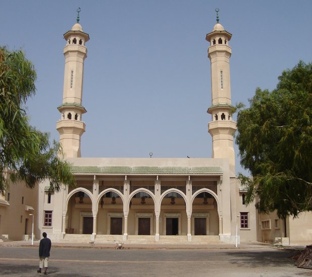 King Fahad Mosque in Banjul, capital city of the Gambia in West Africa