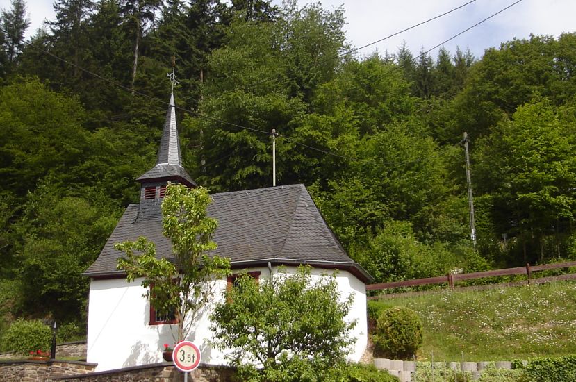 Village Church near Winnerath in the Eifel Region of Germany