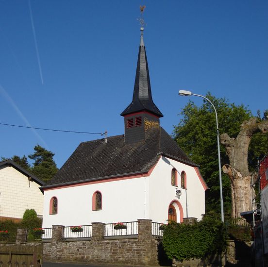 Chapel in Winnerath in the Eifel Region of Germany