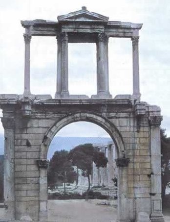 Hadrian's Arch in Athens