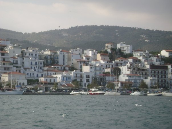 Skiathos Town on Skiathos Island in the Sporades Group of Islands