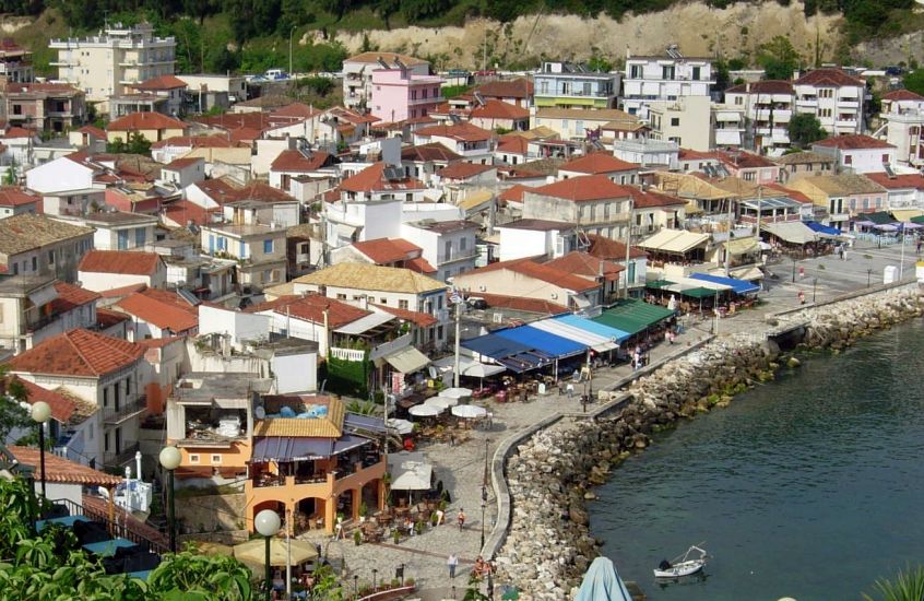 Town centre of Parga on the Ionian Coast