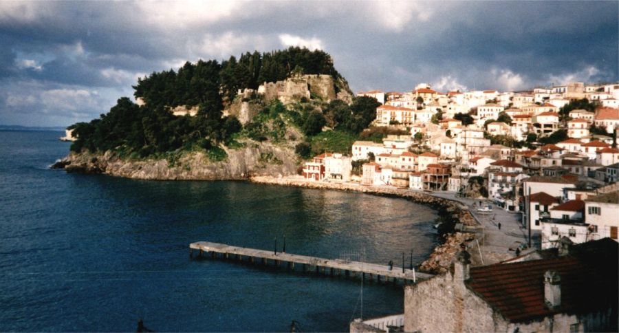 Town of Parga on the Ionian Coast of Greece