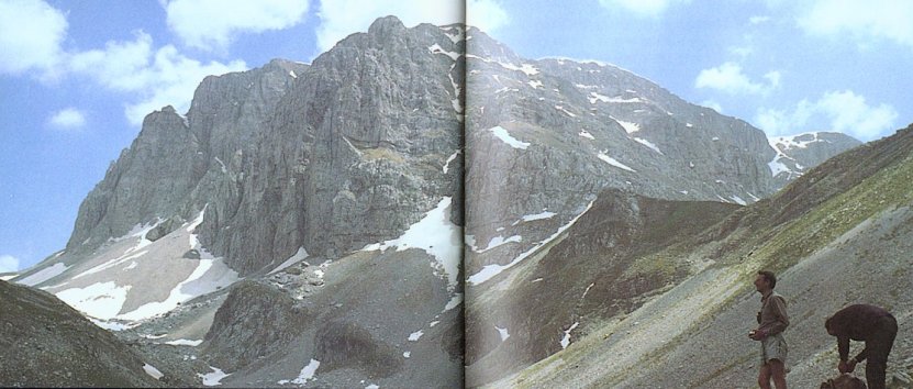 Mount Gamilla in the Pindos ( Pindus ) Mountains