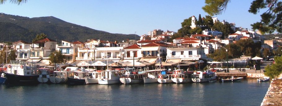Harbour at Skiathos Town