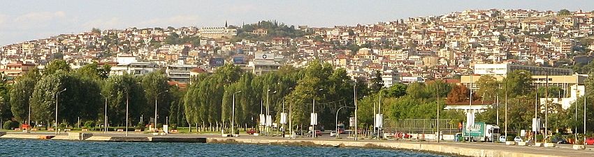 Waterfront at Thessaloniki in NE Greece