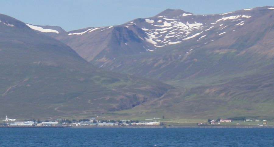 Dalvik in Eyjafjordur in Iceland