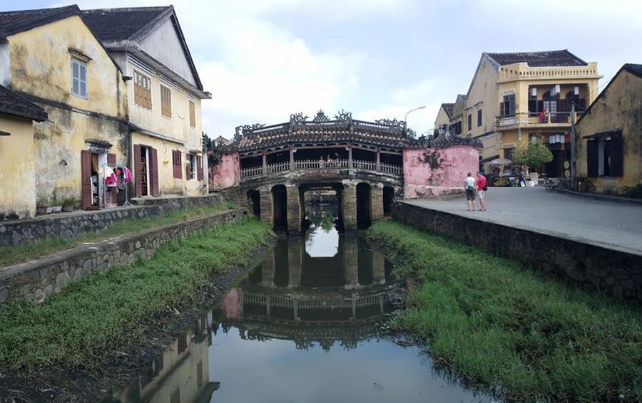 Japanese Bridge in Hoi An fishing village in Vietnam