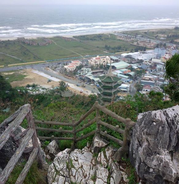 China Beach from the Marble Mountains near Danang