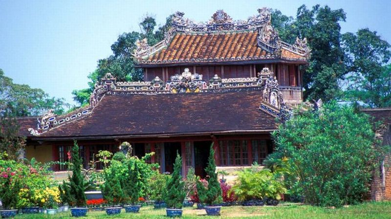The Library in the Purple City within the Citadel in Hue