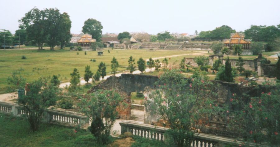 The Forbidden Purple City in the Citadel in Hue