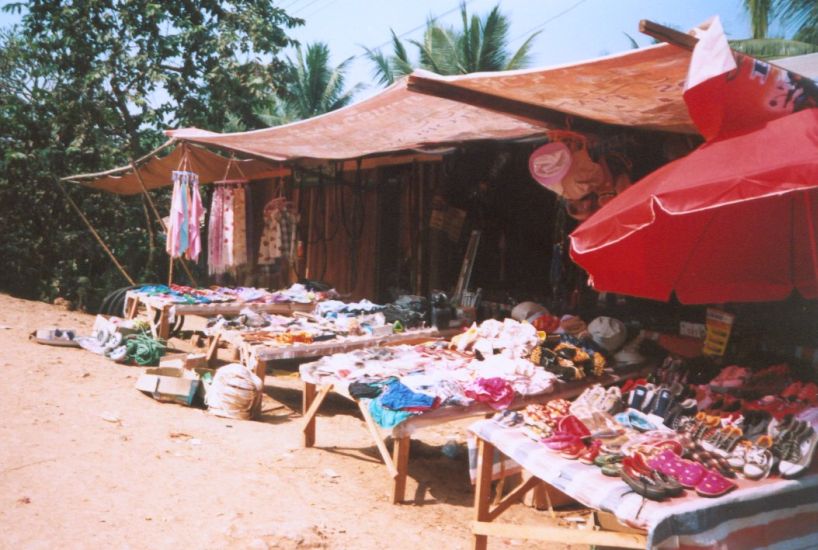 Market stalls at Luang Prabang