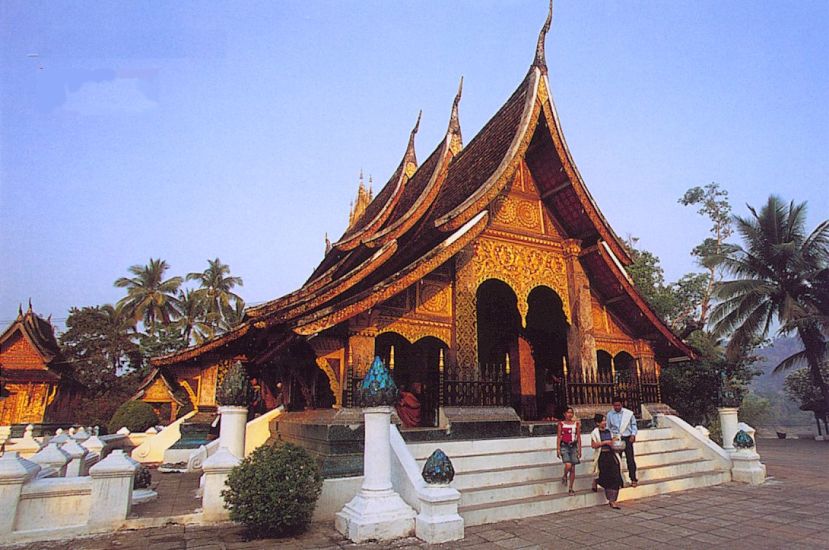 Xieng Thong Wat at Luang Prabang in Laos