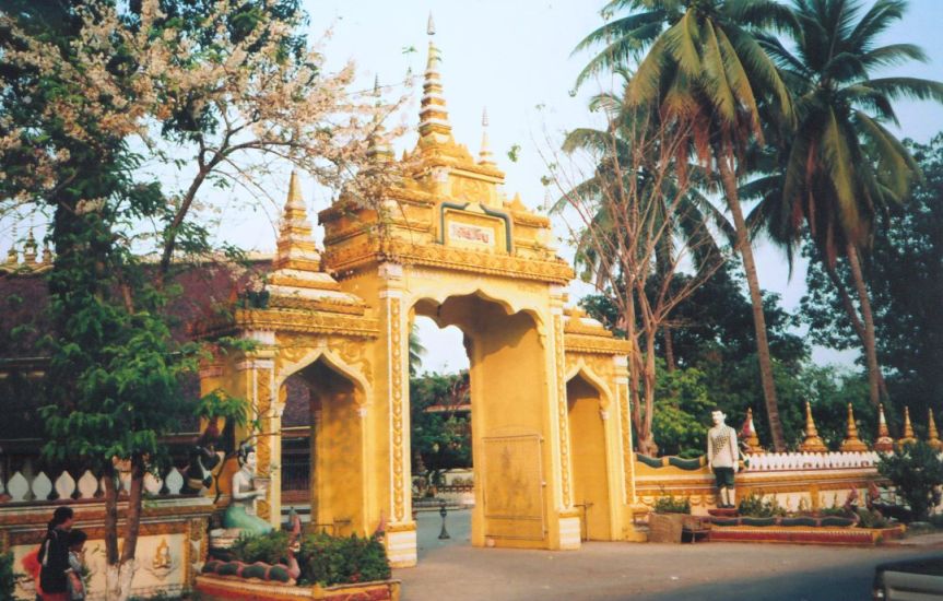 Entrance Archway to Vientiane Wat