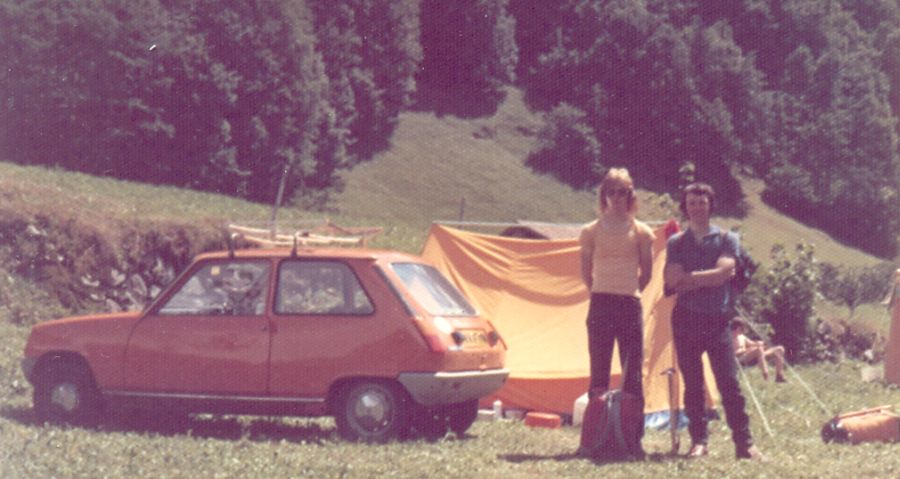Campsite at Stechelberg in the Lauterbrunnen Valley