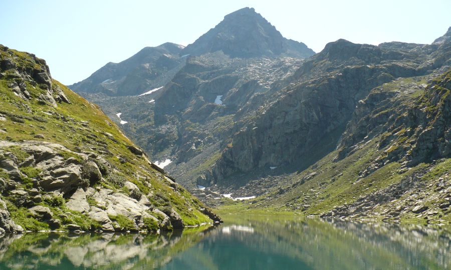 Monte Granero in the Cottian Alps in NE Italy