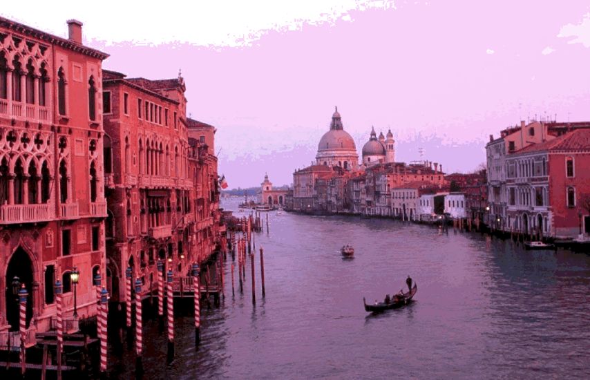 Grand Canal in Venice in Italy
